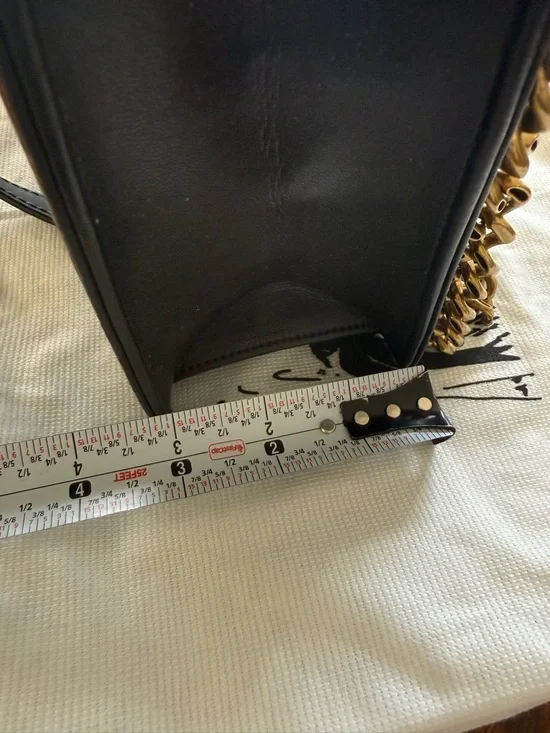 Lambskin Studded Medium Diorama Flap Bag Black Gently Worn - Picture 16 of 16